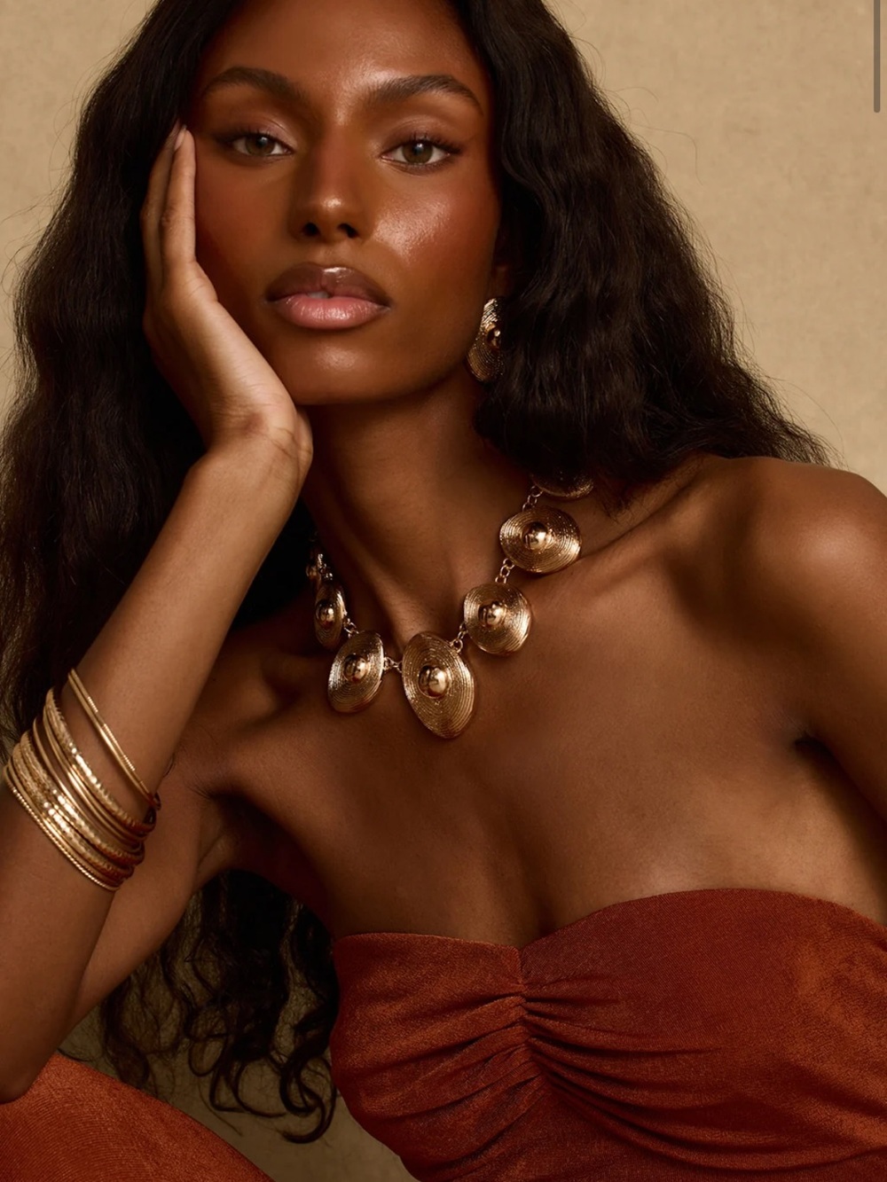 Gold necklace 12th tribe
